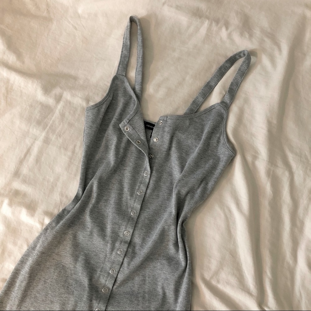 Pacsun Gray Casual Mini Dress